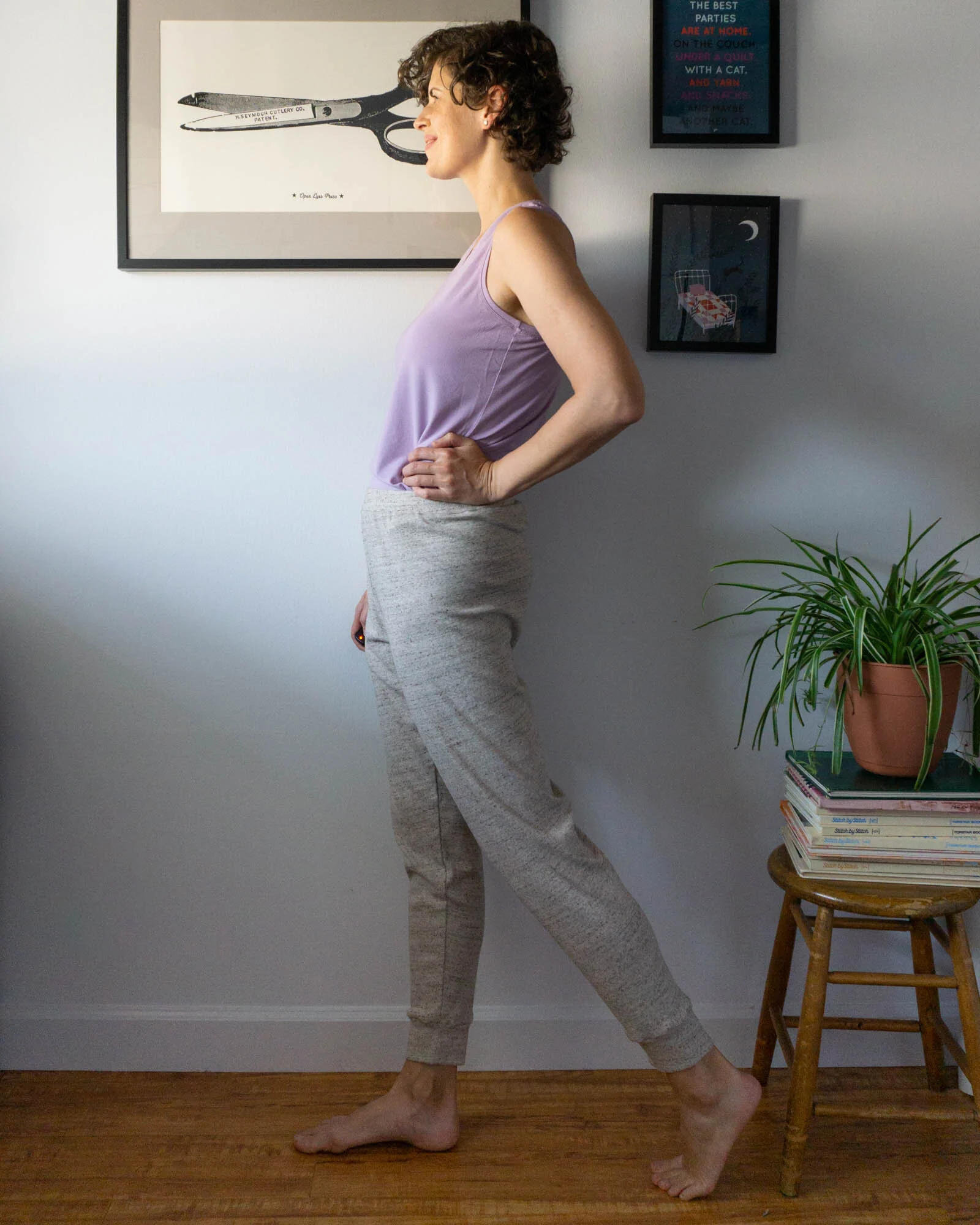 DIY Knit Jogger Pants Summer Sweatsuit pattern hack Sew DIY